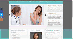 Desktop Screenshot of miamicaraccidentclinics.com