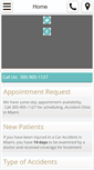 Mobile Screenshot of miamicaraccidentclinics.com